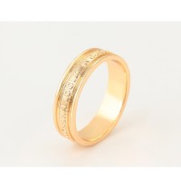 Apzeltīts gredzens ,,Спаси и сохрани "